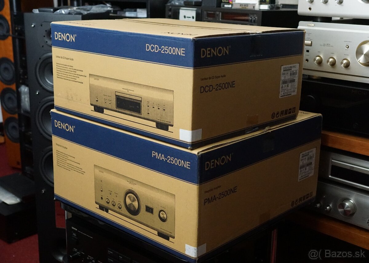 DENON PMA 2500 NE plus DCD 2500 NE - jako nové, origo boxy