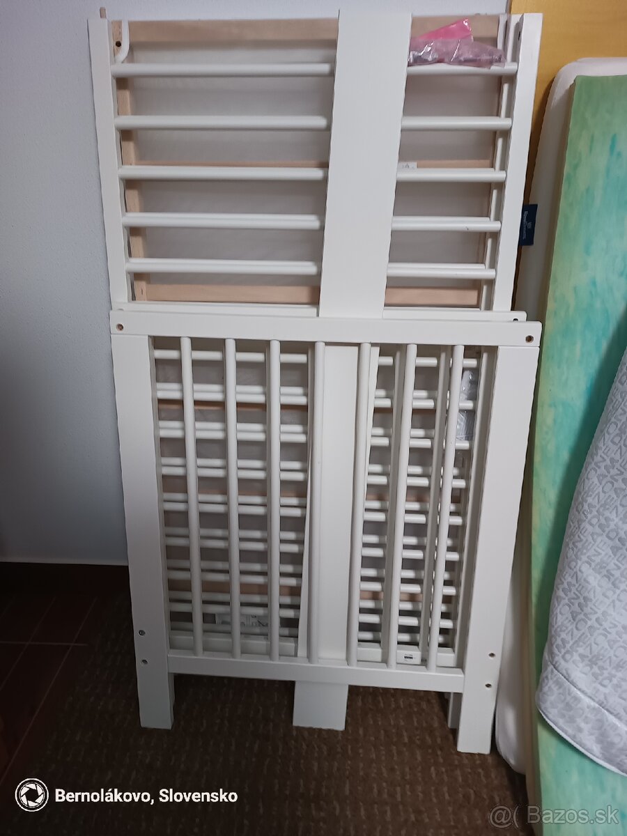 Predám detskú postieľku Gulliver Ikea