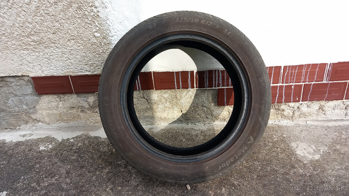 Letne pneumatiky 225/50/R17 V XL