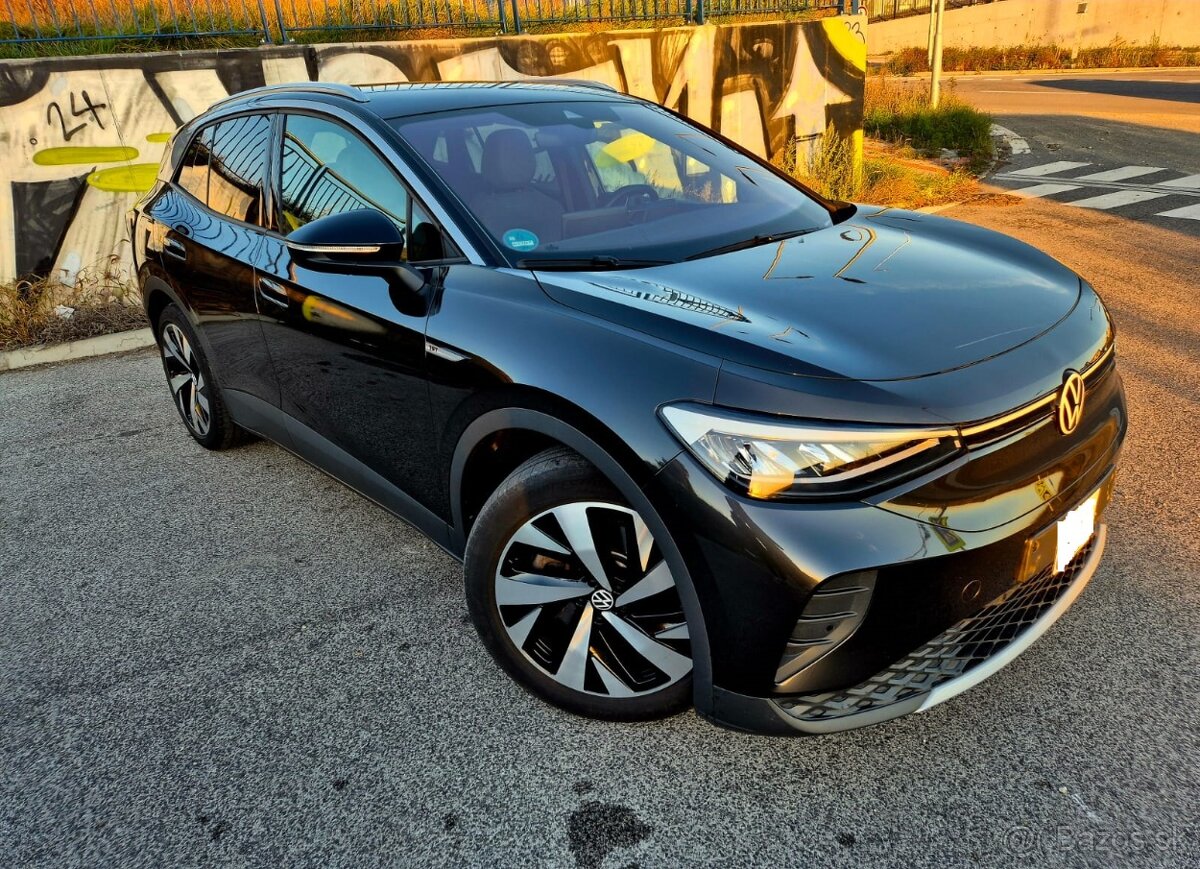 VW ID.4, 2021, 150kw, 44700km,WEBASTO,ťažné,čelné vyhrievané
