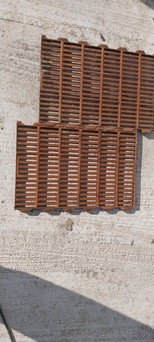 Liatinové krycie rošty