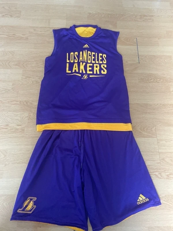 Obojstranný originálny dres + trenky LA Lakers (Adidas, veľk