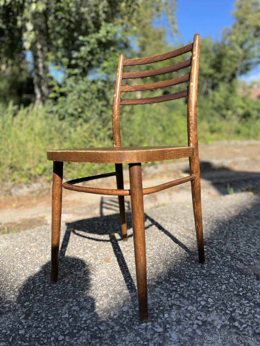 13ks Drevené Retro Vintage Stoličky