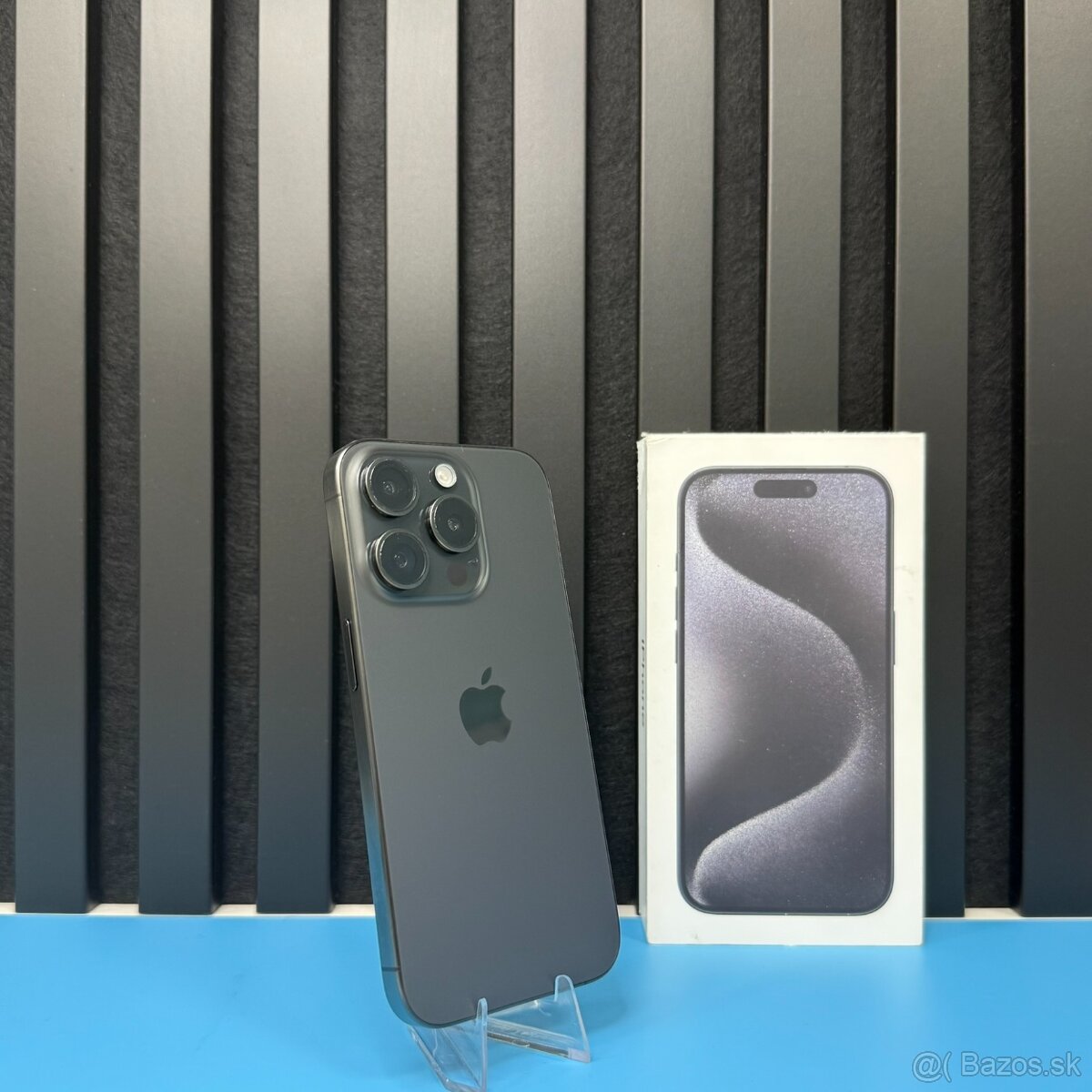 🔵Záruka 1 Rok | iPhone 15 Pro 128 GB Black Titan