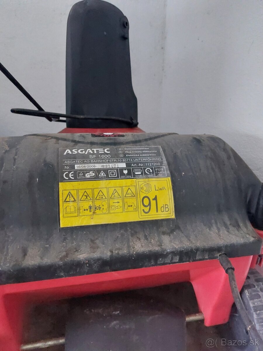 Snežna freza elektricka 220v