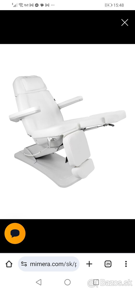 3 motorové, pedikérske, kozmetické kreslo TOP STAV