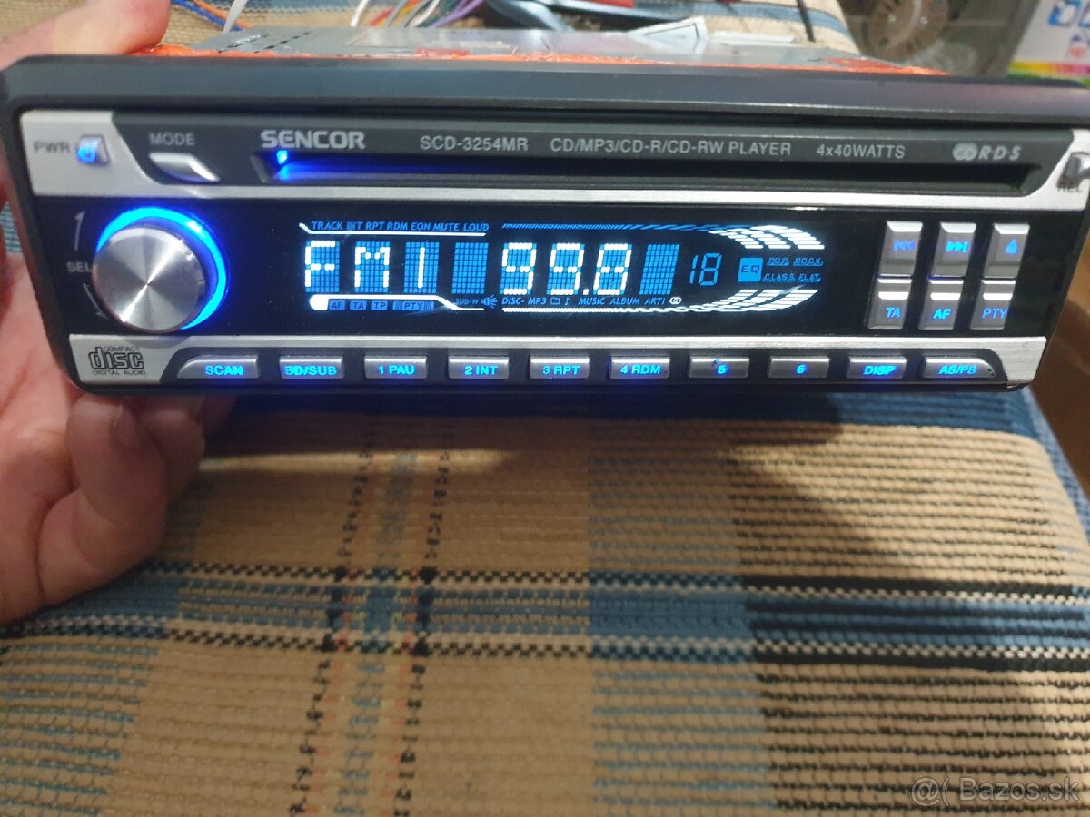 Autorádio Sencor SCD-3254MR 4x40w