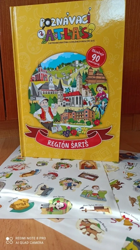 Región Šariš poznávací atlas NOVÁ