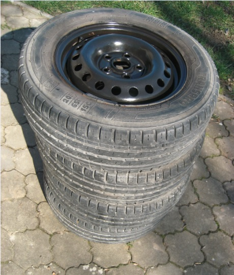 4x komplet kolesa na VW Transporter T4