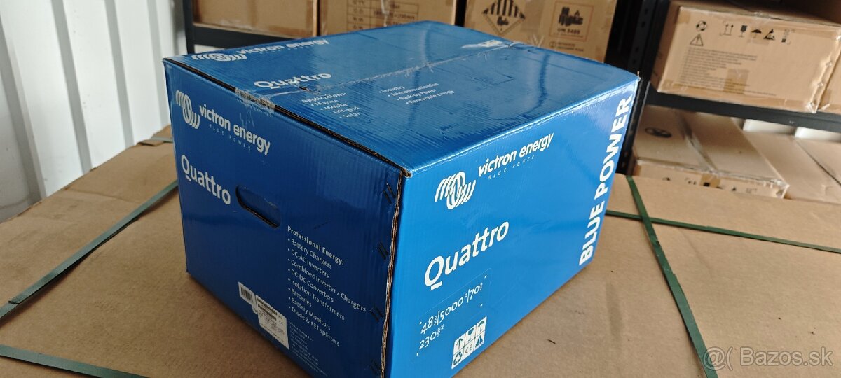 Menič Victron Quattro 48V/5000VA/70A-100A/100A