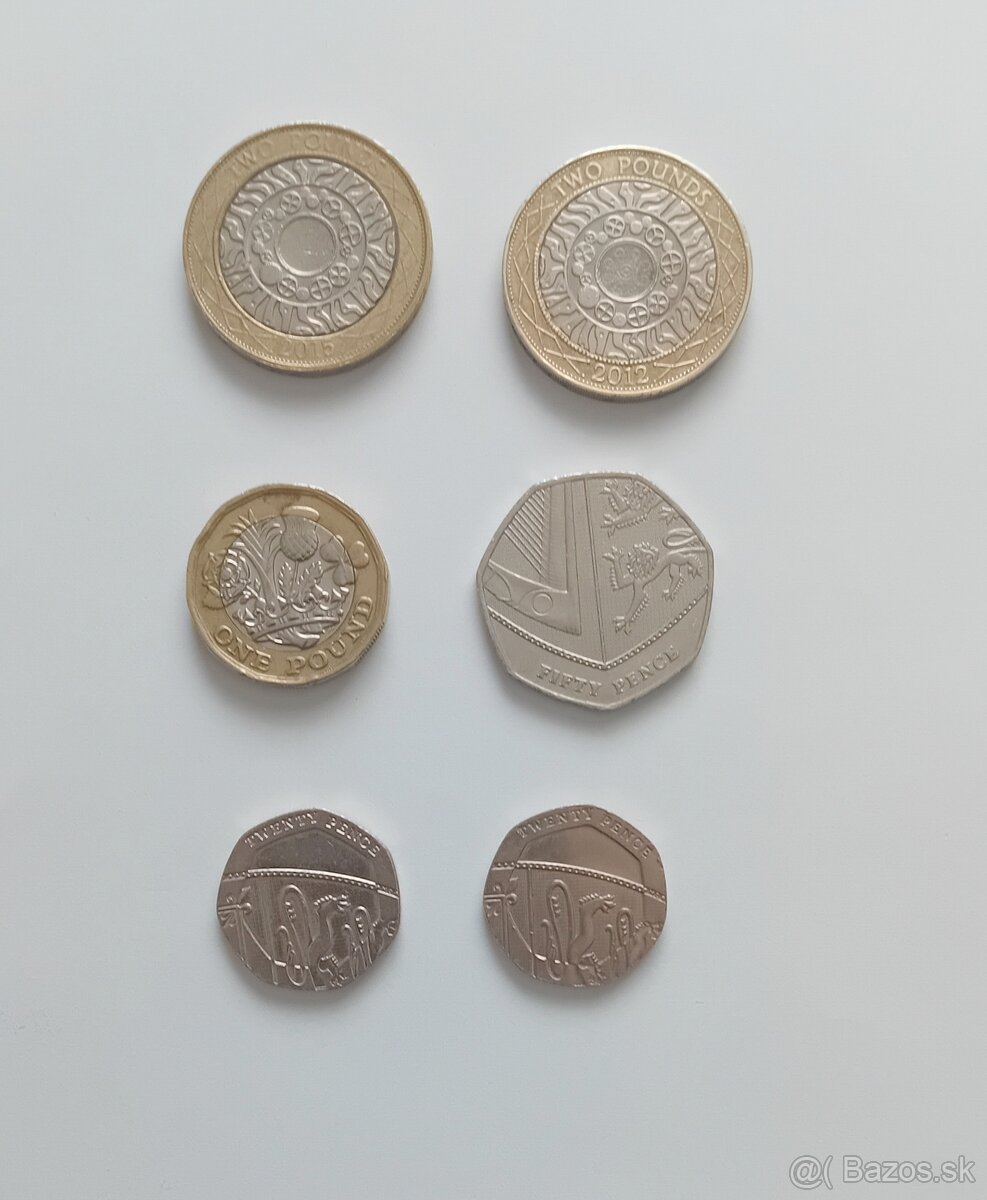 Mince Veľká Británia