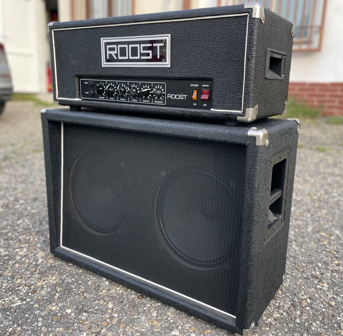 Predám zosilňovač ROOST SR50+2x12 bedňu