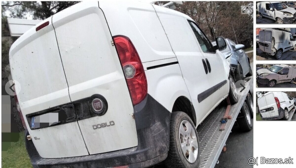 FIAT DOBLO 1.3 JTD 2013 predám MOTOR 263A2000, 0445110351 TR