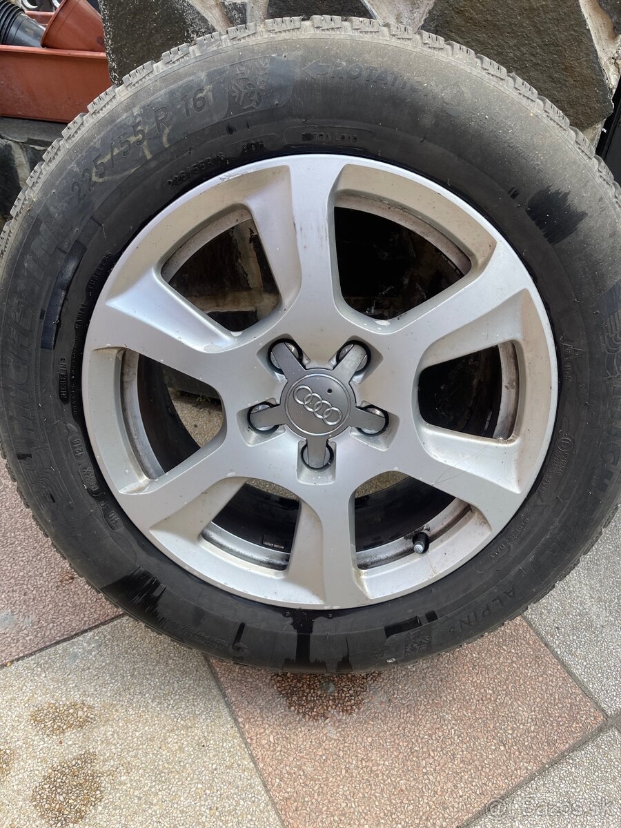 R16 orginal audi disky+zimne pneumatiky