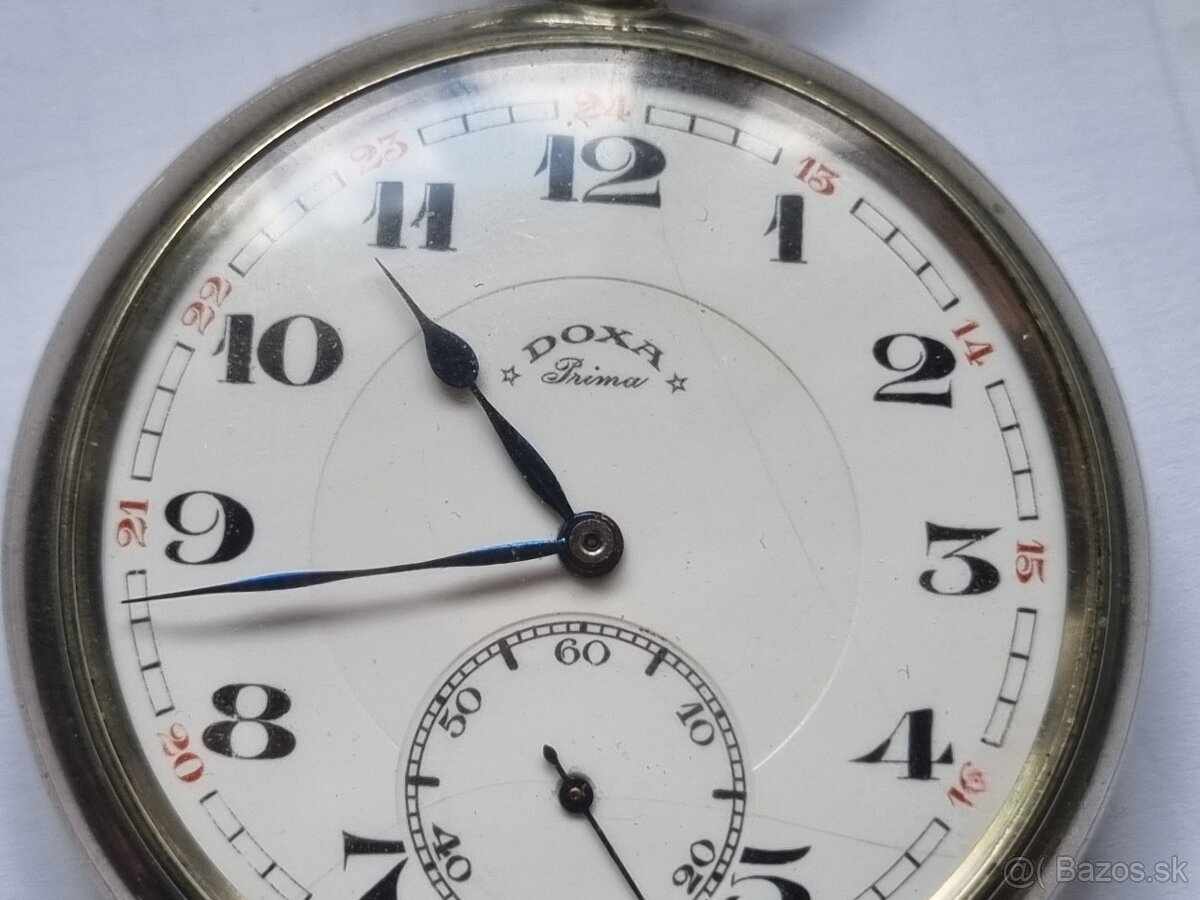 Vreckové hodinky Doxa Prima.