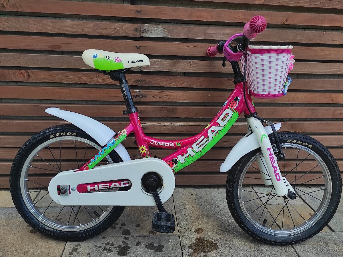 dievčenský bicykel 16"