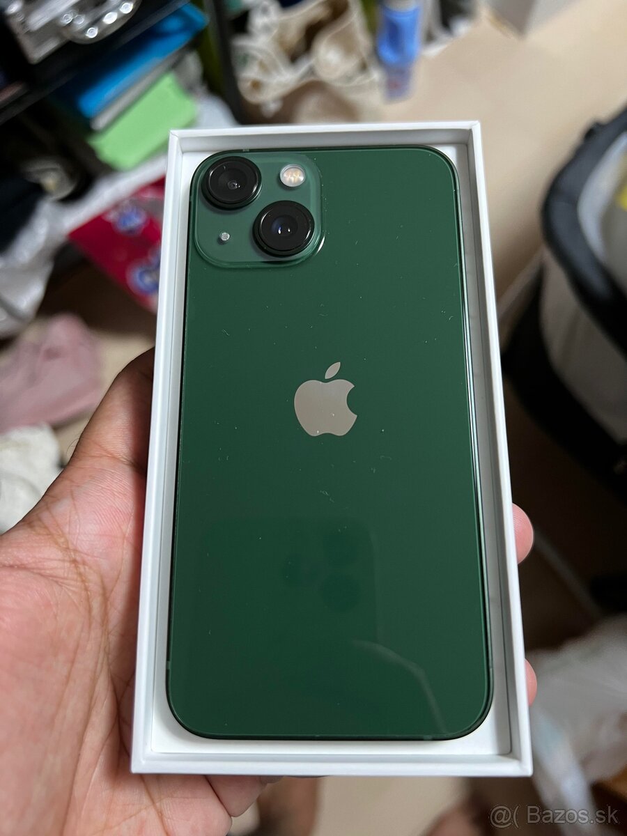 Predam iphone 13 mini 128 gb green , po vymene baterie 100%