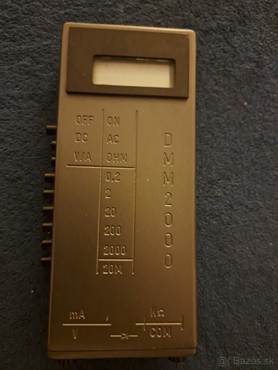 Meraci pristroj DMM2000 RETRO