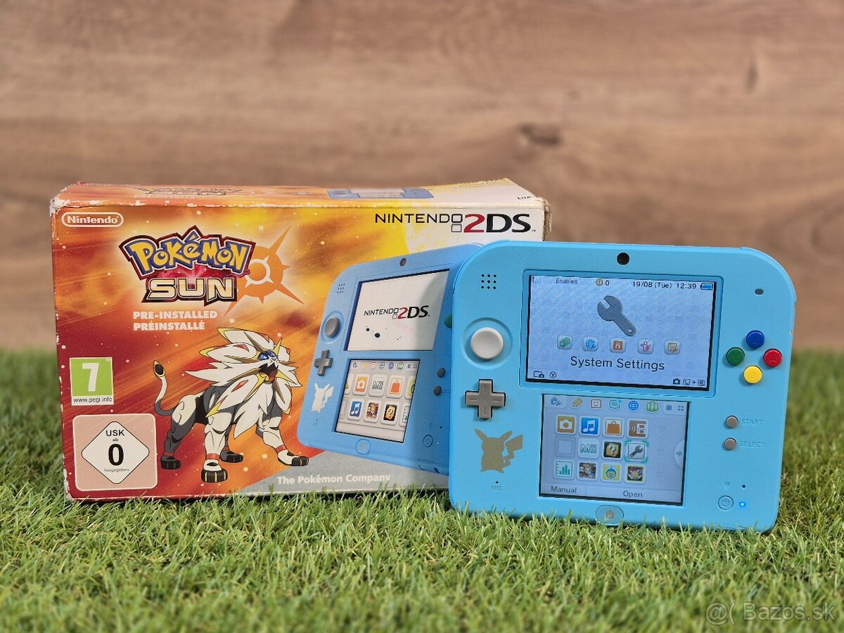 Nintendo 2DS Pokemon Sun edícia + hra Pokemon