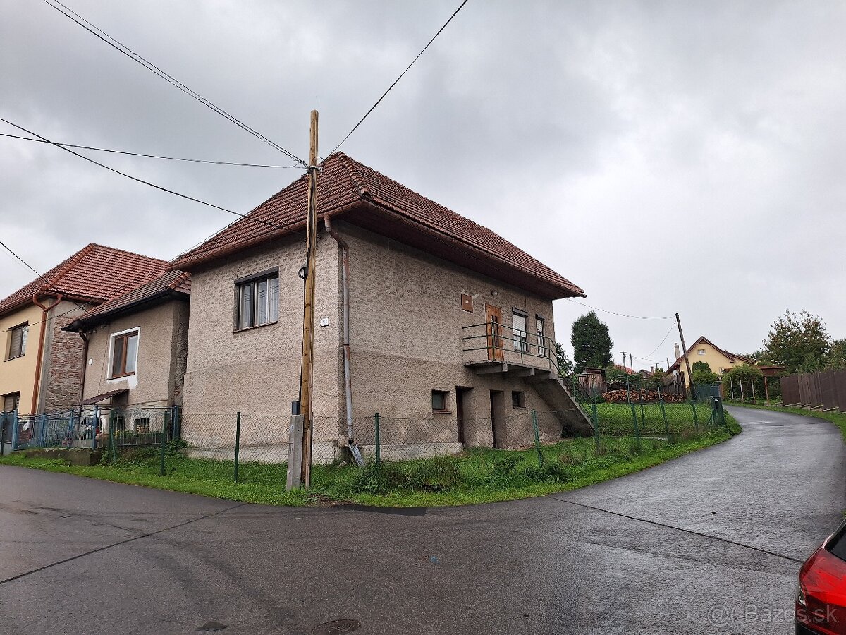 Menší domček v Hornej Štubni vhodný na chalupu aj bývanie