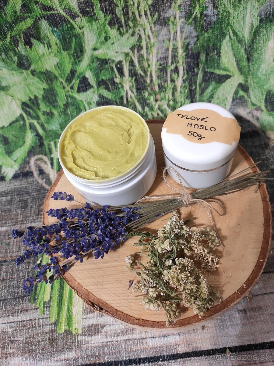 Bylinkové telové maslo