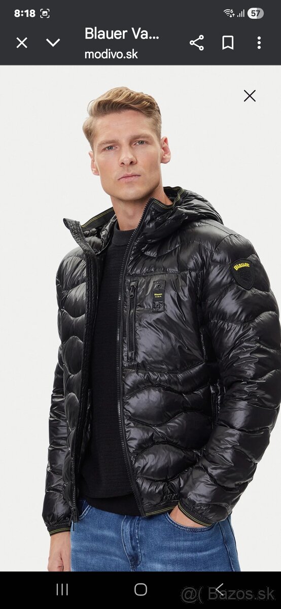 Panska zimna bunda Blauer xl