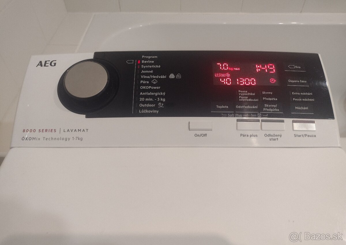 Predaj práčky AEG - plnenie zhora.