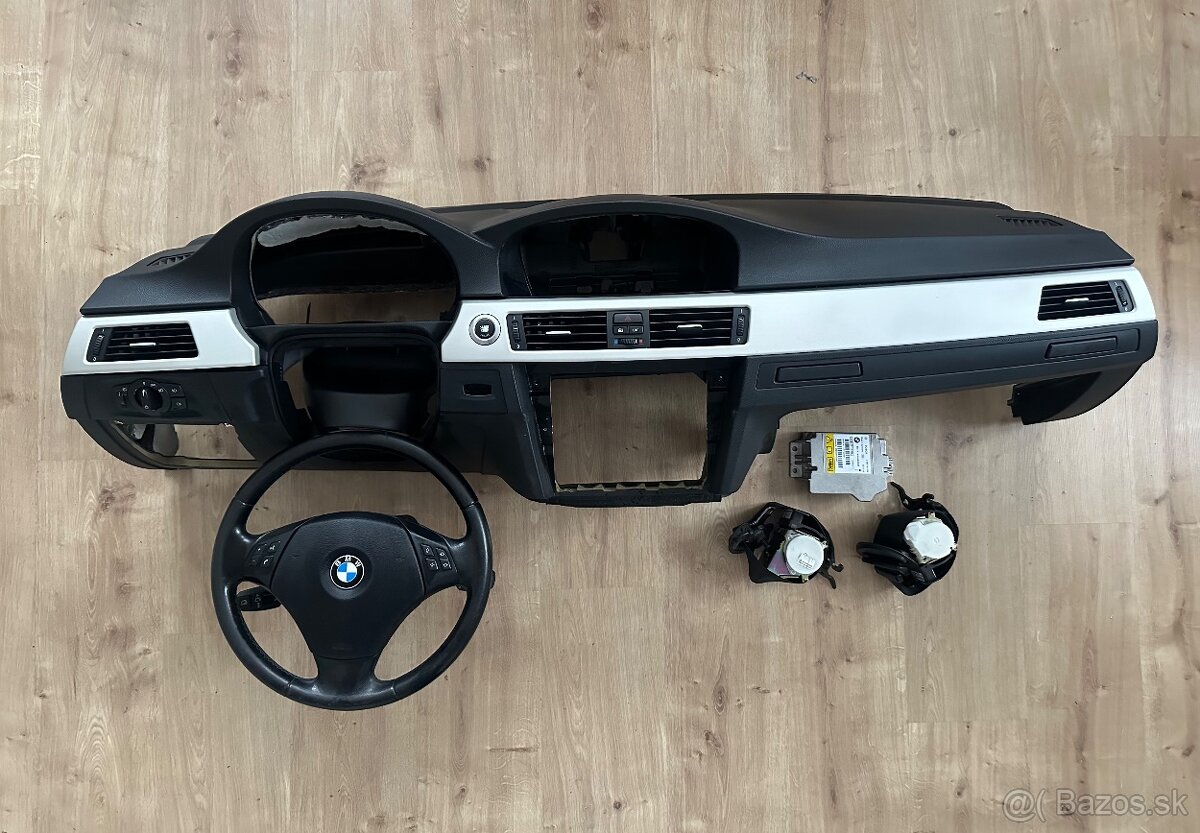 BMW E90 Palubna doska airbagová sada