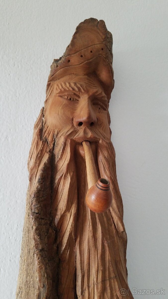 drevená plastika "Krakonoš"