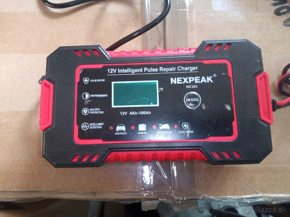 NEXPEAK NC101 – inteligentná nabíjačka 12V / Pulse Repair