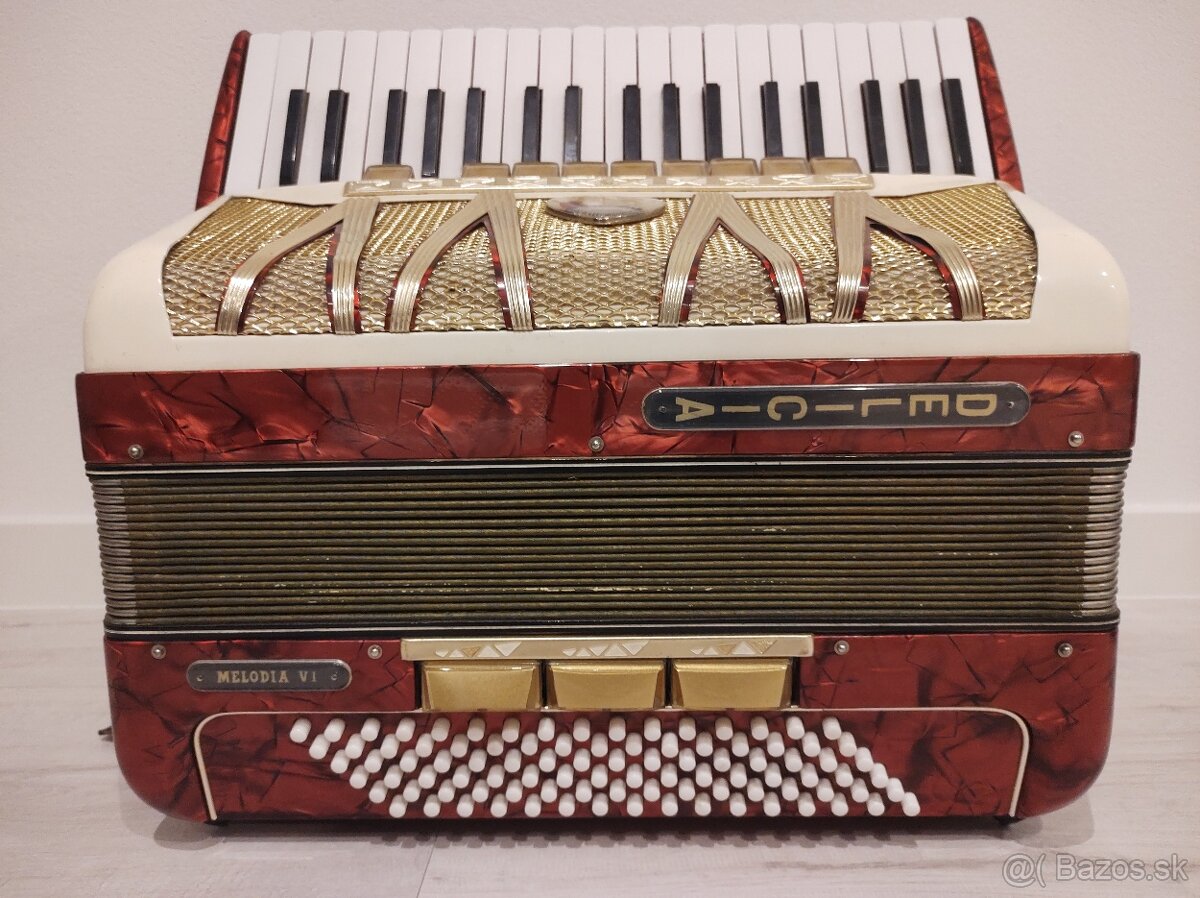 Akordeón Harmonika Delicia melodia VI 96bas