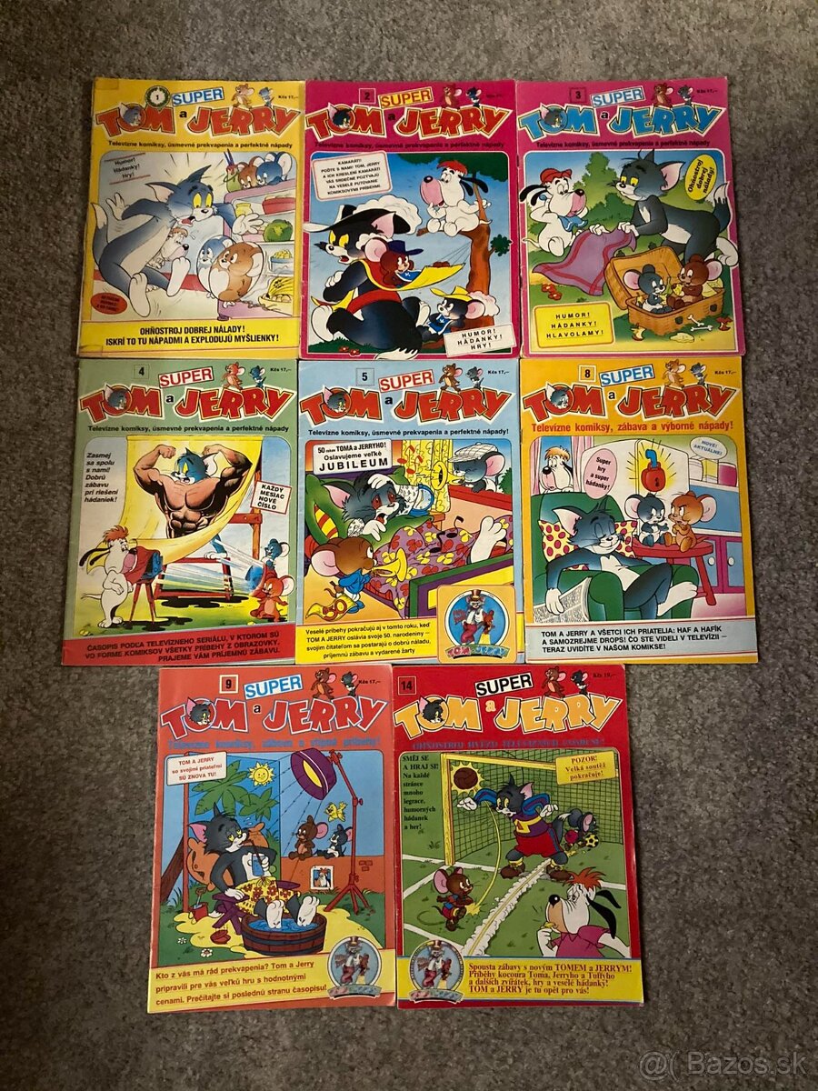 Tom a Jerry retro časopisy