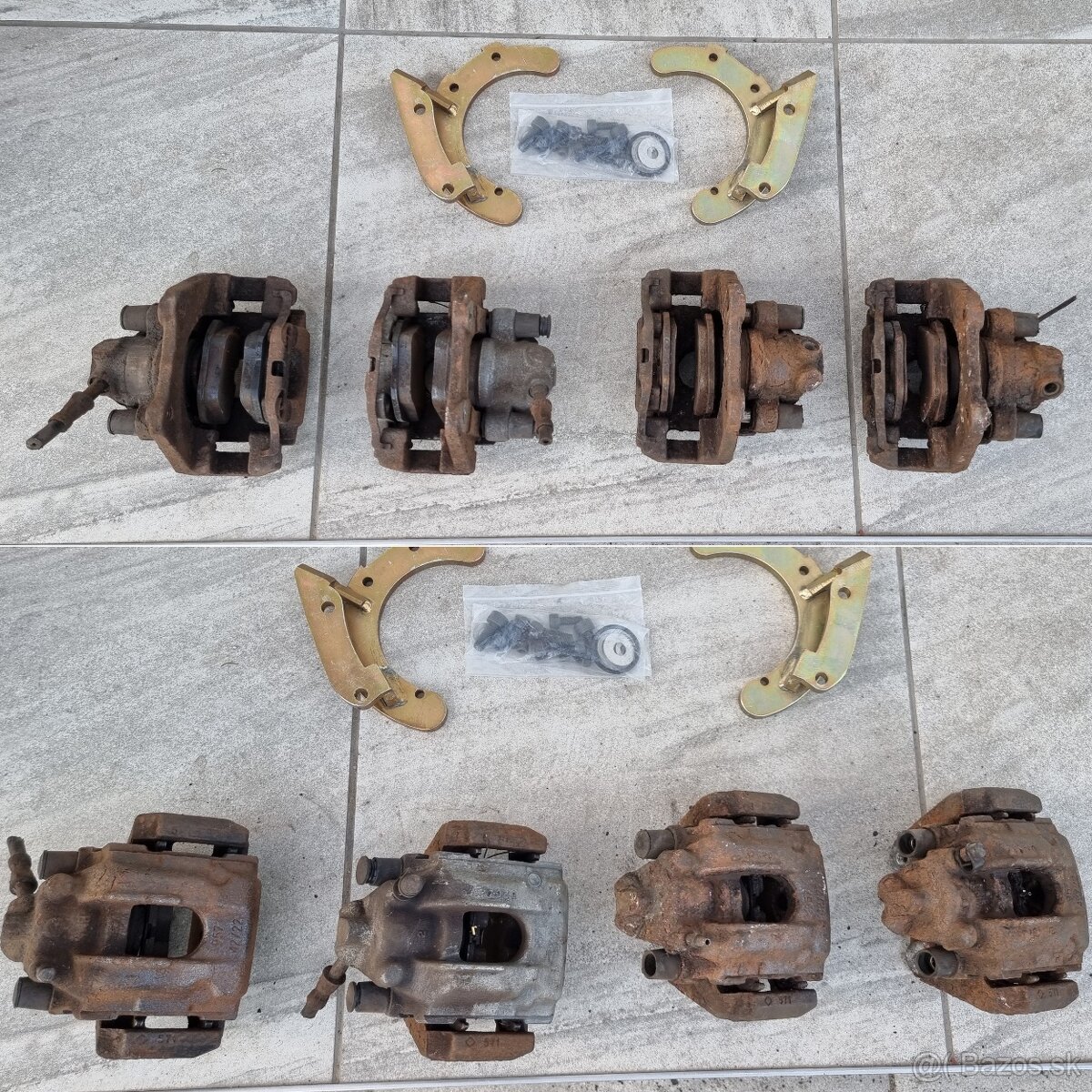 BMW E46 330i zadné brzdy 4x+ držiak, drift brake paket kit