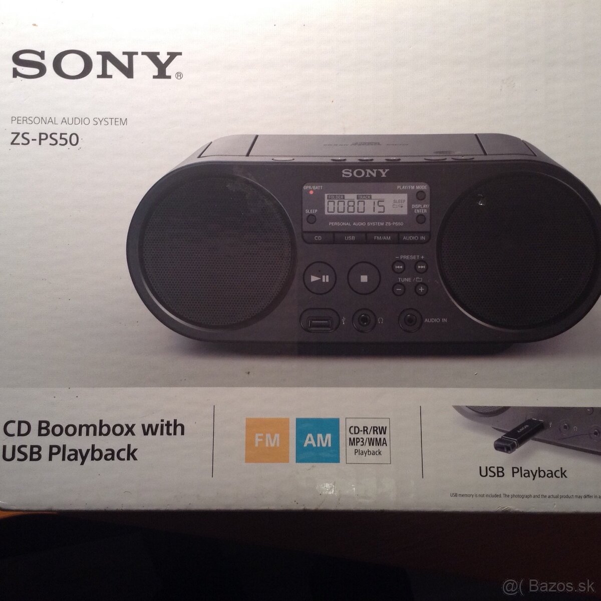 Rádio CD SONY.