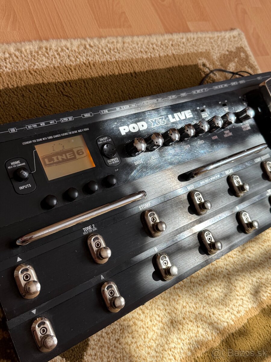 Predám multiefect pod x3 live line 6