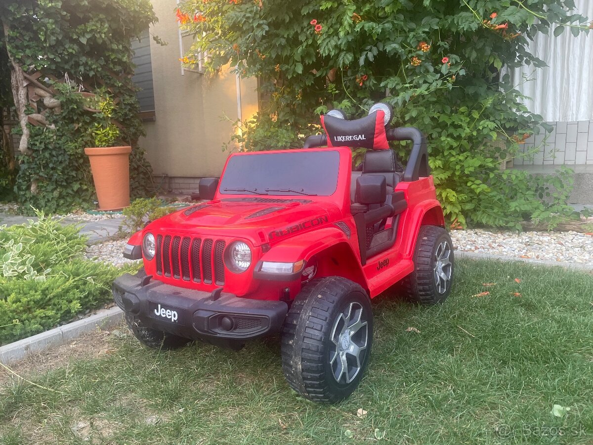 Predám detske elektricke auticko Jeep 4x4