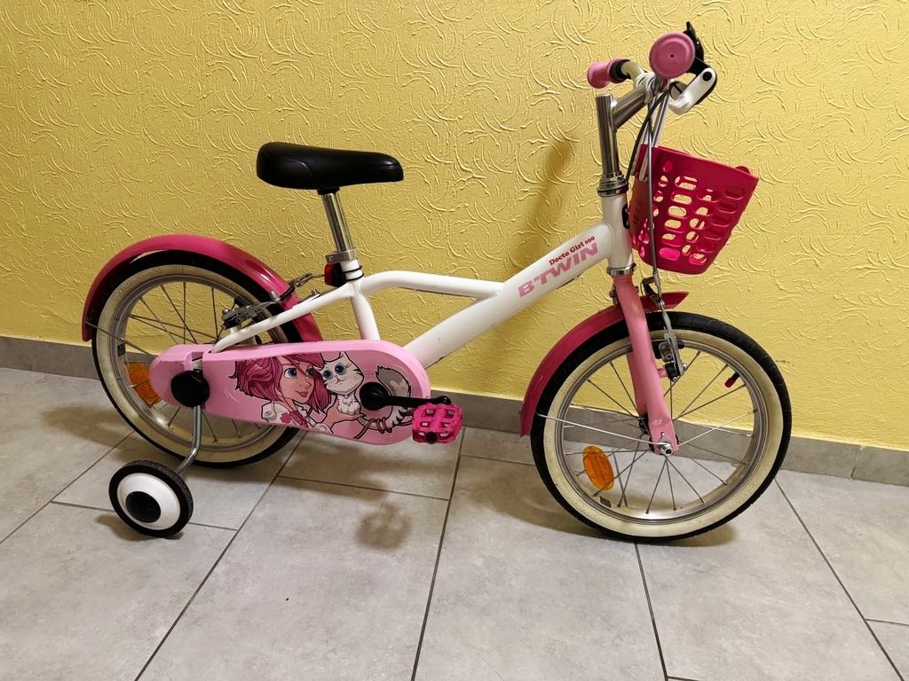 16-palcový dievčenský bicykel