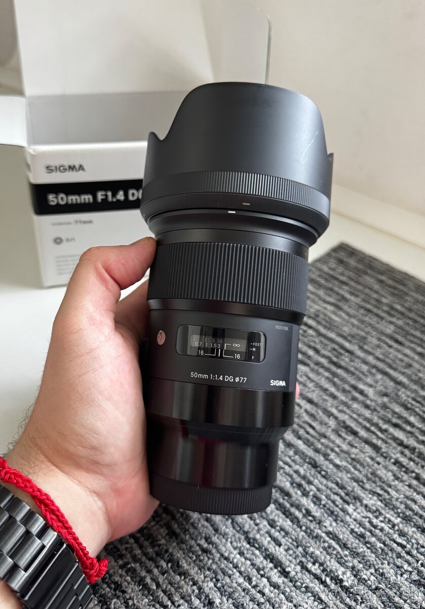 SIGMA 50mm f/1.4 DG HSM Art, baj. Sony E