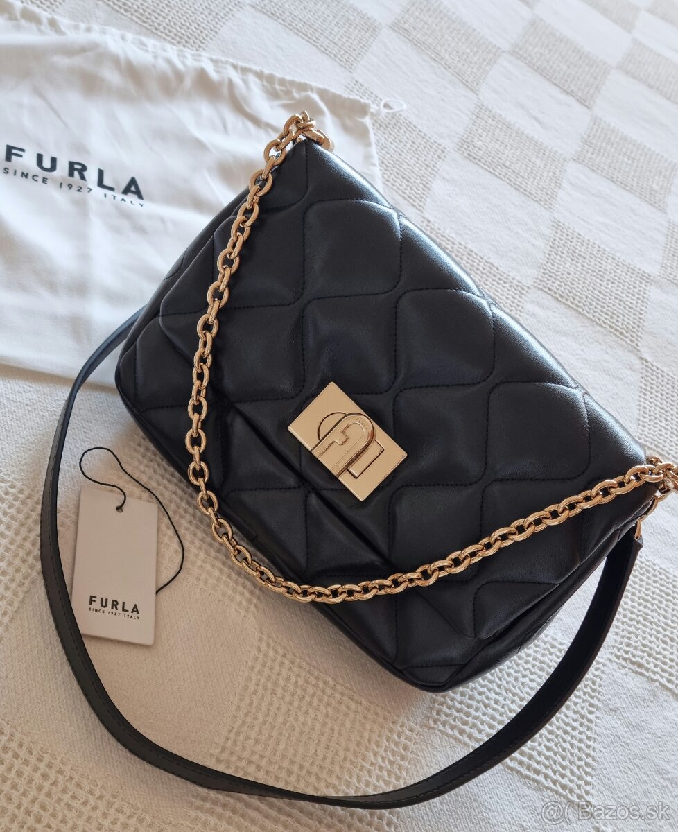 Kožená kabelka Furla