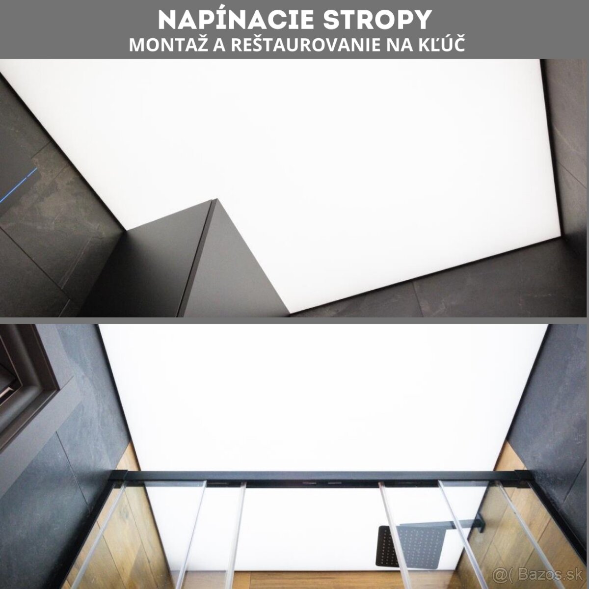 Napínané stropy, Napínacie stropy