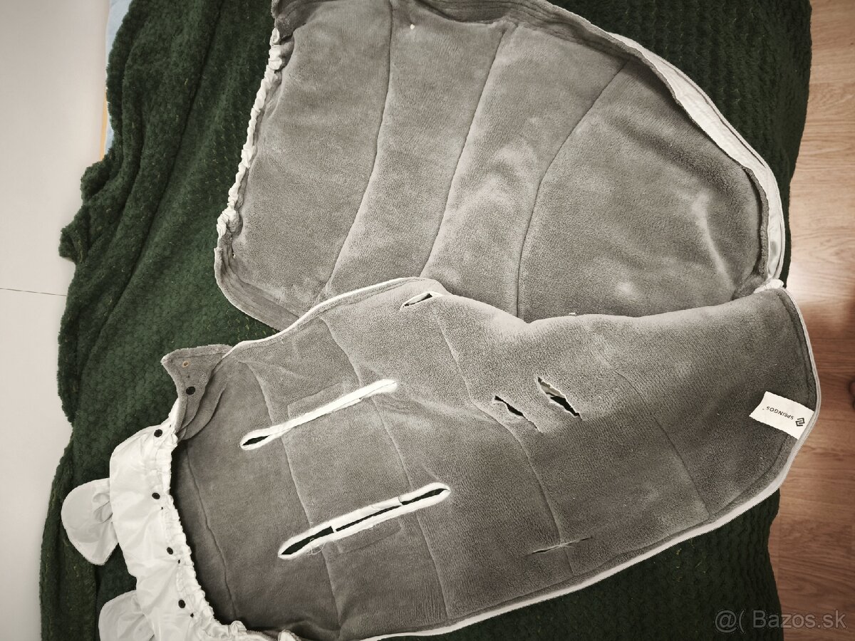 Detský zimný fusak do kočíka