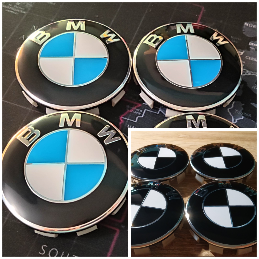 Stredove krytky do kolies/diskov BMW 68mm,56mm PO