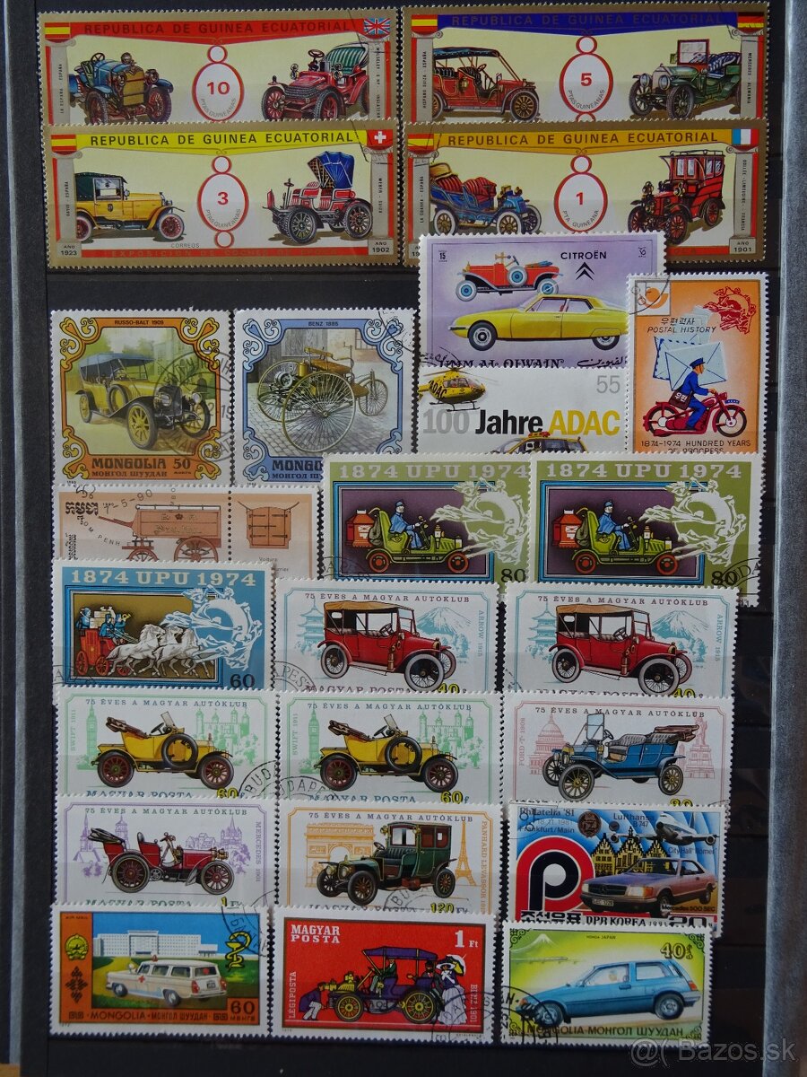 Pekná zbierka známok DOPRAVA
