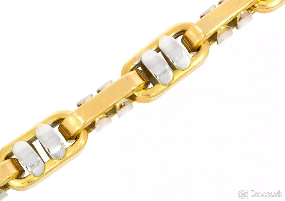 NOVÝ Moderný zlatý náramok zo 14k zlata - Korai