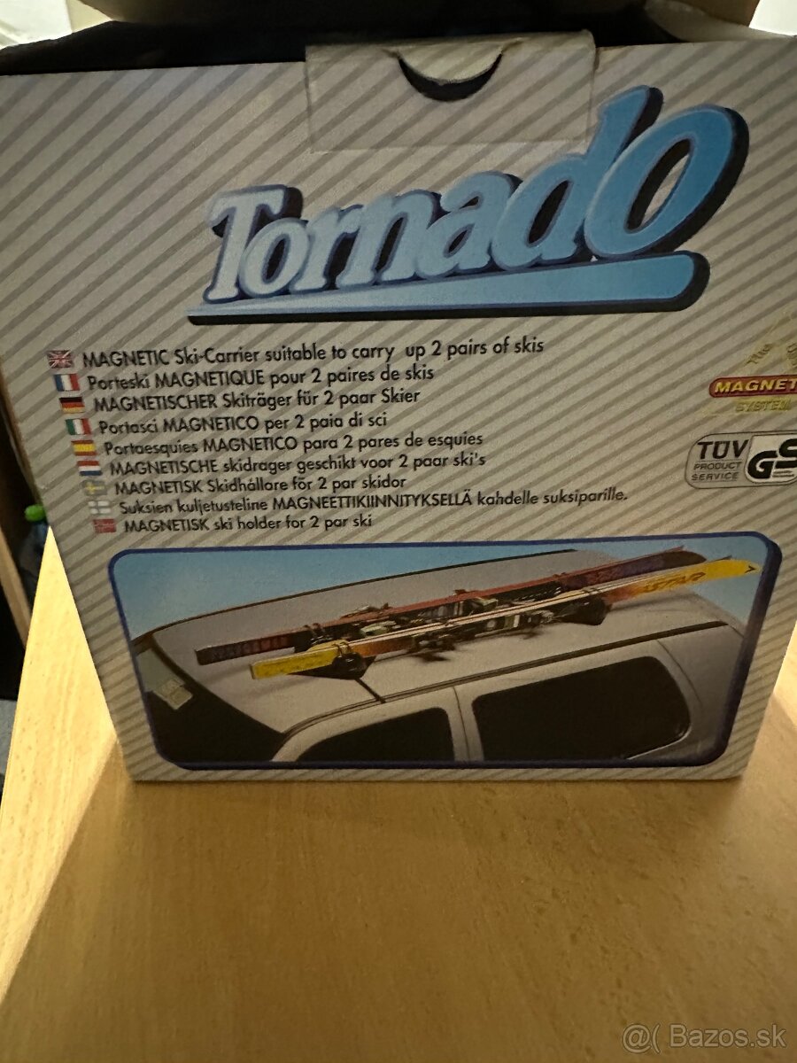 Magnetický Strešný nosič lyží