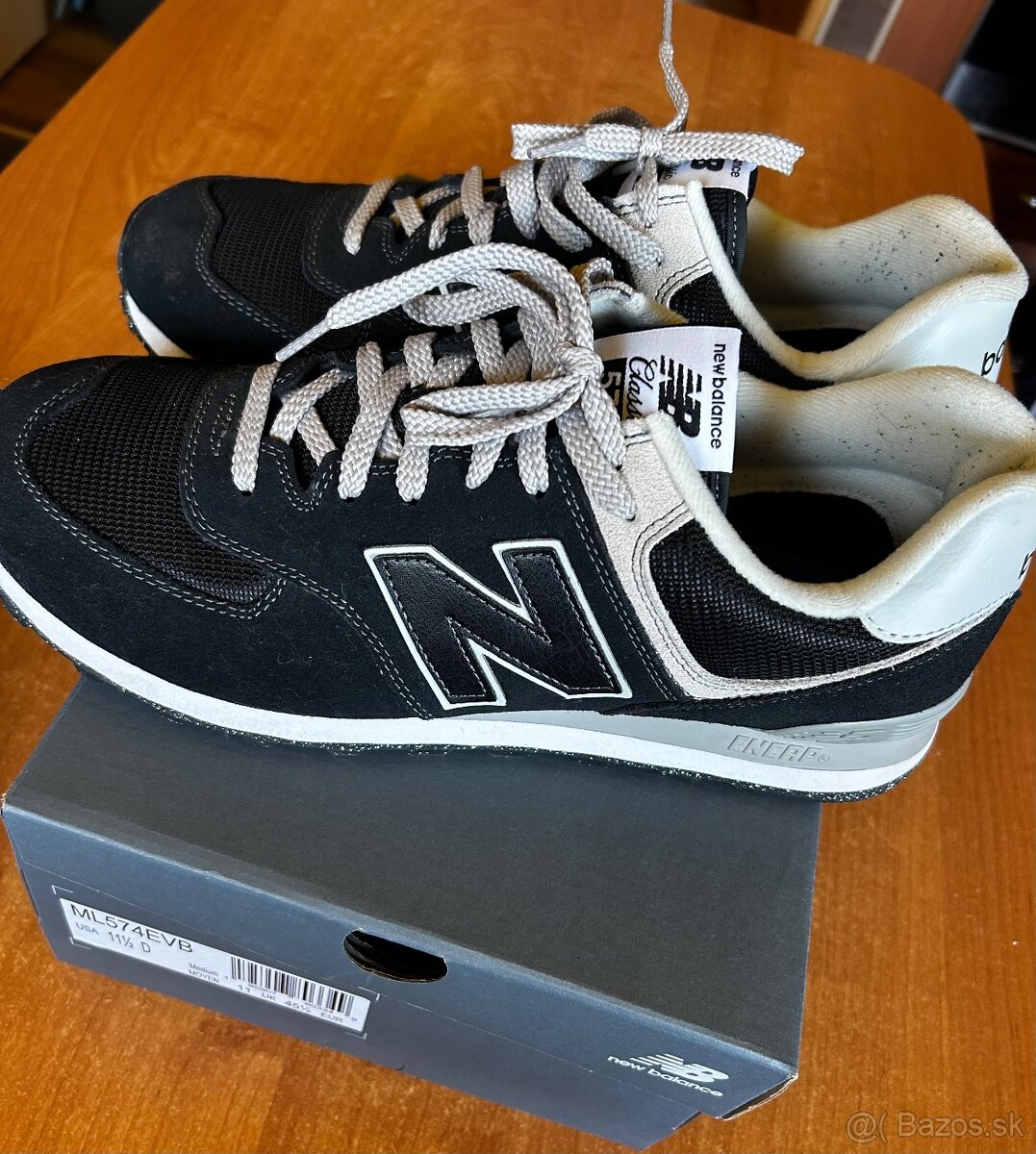New Balance 574 čierna pánska