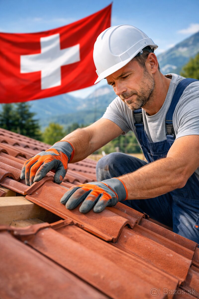 HĽADÁME POKRÝVAČOV STRIECH DO ŠVAJČIARSKA