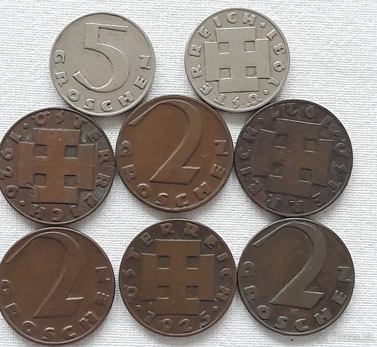 Groschen Kreuzer Pfennig