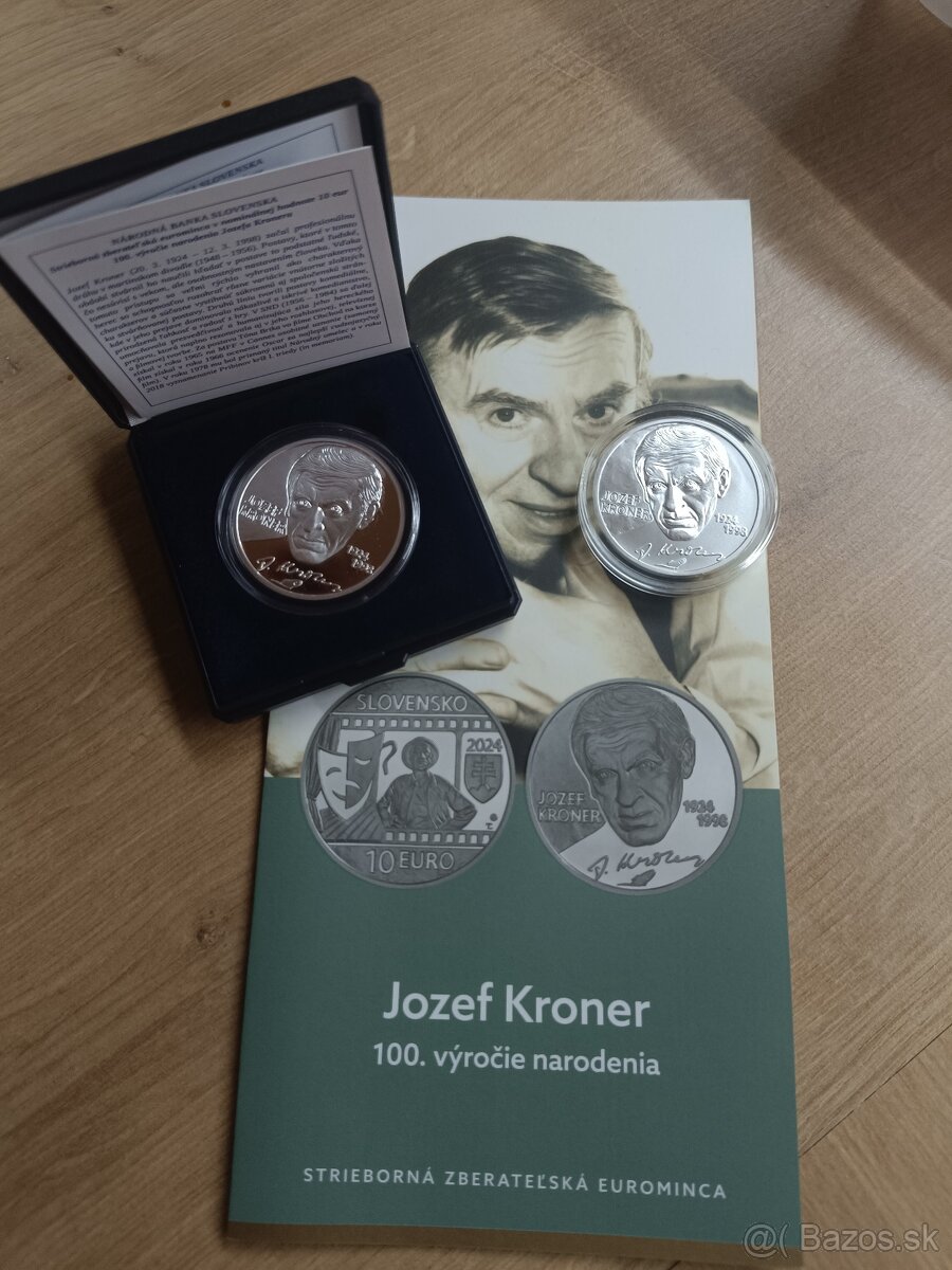 Jozef Króner 10€ minca 100 výročie