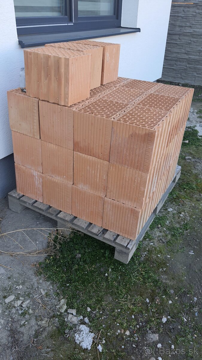 Predám tehly Porotherm 30